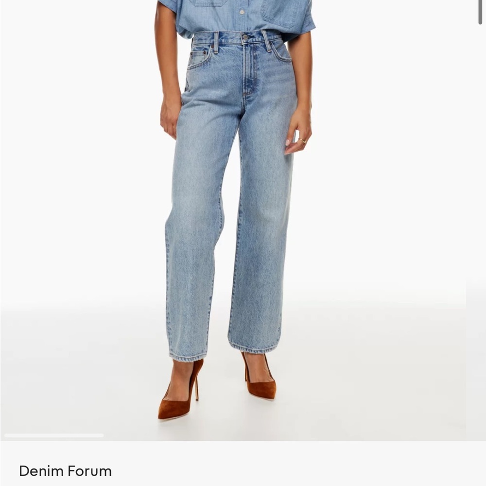 Aritzia Marlo High Rise Loose Denim Forum Jeans
